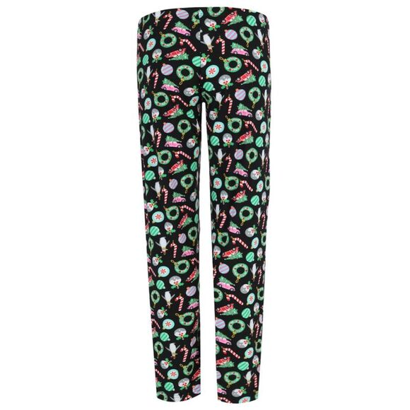 Roll Outta Bed Women's Christmas Ornament Open Bottom Pajama Pants - Picture 2 of 3